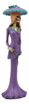 Ebros Steampunk Aristocrat Lady In Purple Skeleton Statue Day Of The Dead Baroness