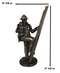 Brave Fireman Fire Fighter Hero Saving Child Descending From Ladder Figurine