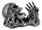 Dead Rising Skull Hell's Booze Ghost Rider Flame Skeleton Wine Holder Figurine