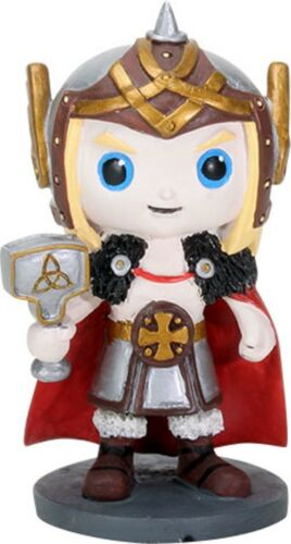 Ebros Norsies Small Figurine 3.75 Inch Tall Norse Viking Collectible (Thor)