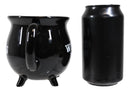 Ebros Wicca Sacred Crescent Moon Witches Brew Black Cauldron Coffee Tea Mug Cup 14oz