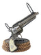 Western Six Shooter Cowboy Pistol Revolvers And Bull Ropes Wine Holder Caddy