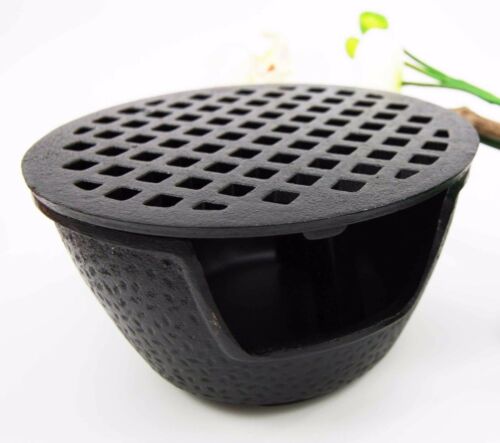 Japanese Cast Iron Tetsubin Teapot Tea Light Candle Warmer Base Riser ...
