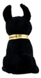 Ebros Small Black & Gold Egyptian Anubis Dog Plush Toy Soft Doll God of Afterlife Jackal Collectible 6" H