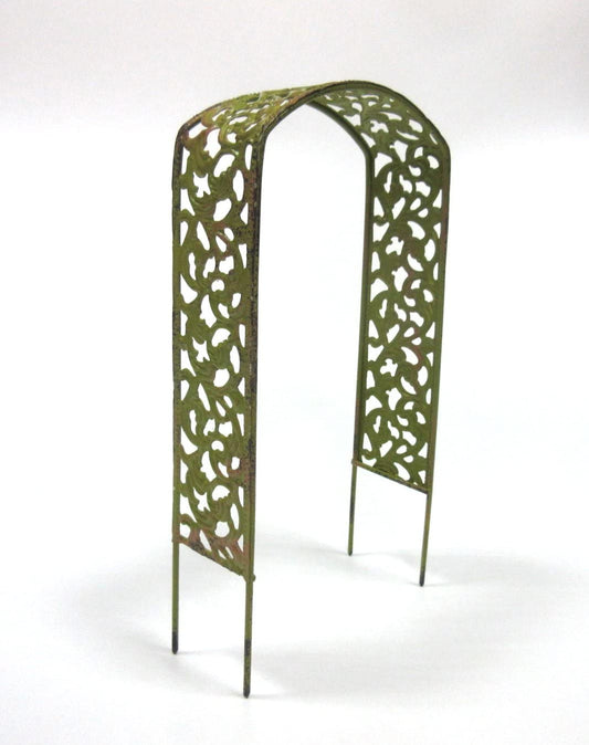 Enchanted Garden Decorative Metal Arbor Mini Fairy Garden Accessory 8" Height