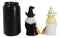 Good And Bad Elphaba Glinda Witches Carrying Broomsticks Salt And Pepper Shakers