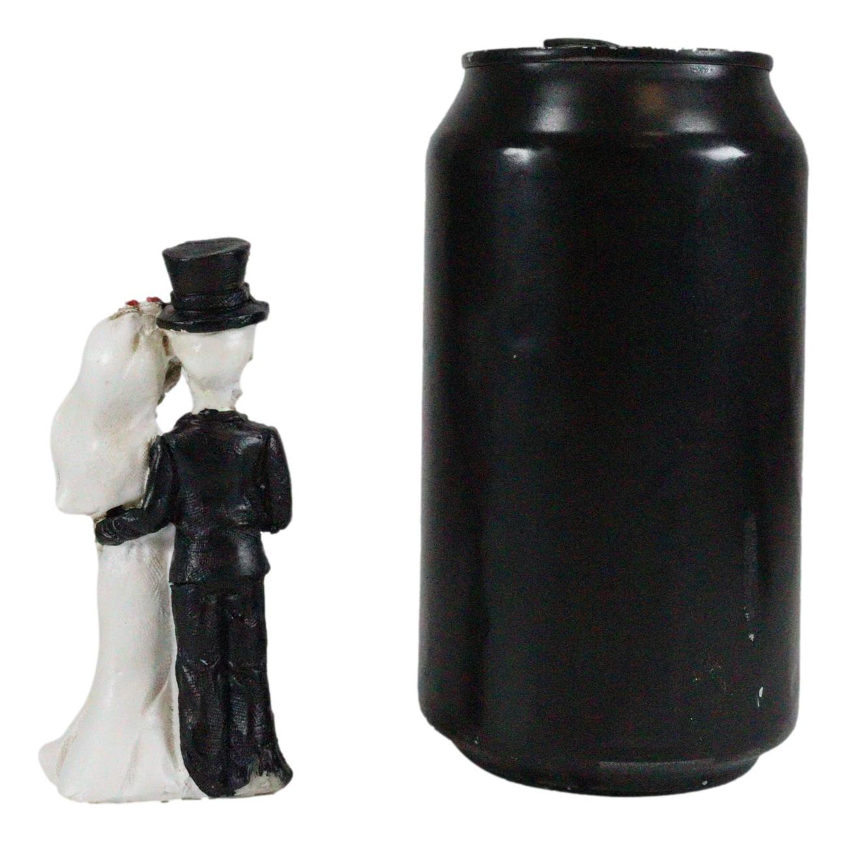 Ebros Love Never Dies Eternal Wedding Skeleton Couples in Tuxedo & Gown Mini Figurines
