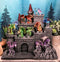 Medieval Mini Dragons Guarding King's Landing Castle Fortress Display Statue Set