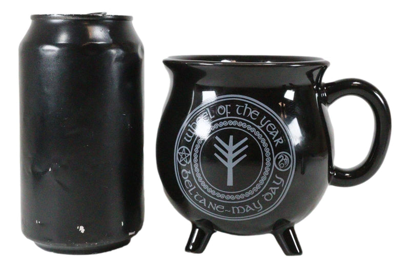 Wicca Sabbats Wheel of The Year Beltane Dragon Heat Color Changing Cauldron Mug