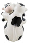 Ceramic Bovine Love Holstein Cows Couple Dancing Salt And Pepper Shakers Set