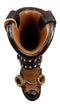 Ebros Gift Western Cowboy Boot With Spur and Lasso Decorative Flower Boquet Vase Figurine 9"H