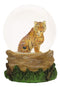 Ebros Forest Jungle Apex Predator Orange Bengal Tiger Glitter Snow Globe 100mm Decor