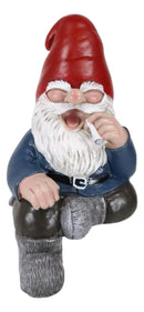 Whimsical Gypsy Life Mr Gnome Dwarf Stoner Smoking Stash Shelf Sitter Figurine