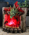 Pentagram Star Green Dragon of Bibliography On Spell Book With LED Fire Breath