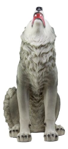 Large Howling Wolf Statue 18"H Mysterious Cries Of The Night Wolf Totem Spirit - Ebros Gift