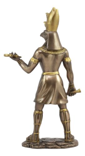 Ebros Egyptian Falcon Horus Statue God Of War Protection & Sky Heru Ra Figurine