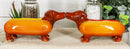 Hot Dog Sausage Ketchup Mustard Dachshunds Ceramic Salt & Pepper Shakers Set