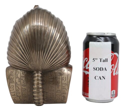 Ebros Cobra And Vulture Mask of Pharaoh Egyptian King Tut Bust Model Statue