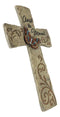 Rustic Western Butterfly Cherish The Moment Scroll Art Faux Stone Wall Cross