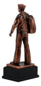 Patriotic Men Of Duty Homecoming Decorated Navy Sailor In Uniform Statue 11.5"H