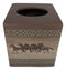 Ebros Western Running Horses With Southwest Navajo Vectors Tan Tissue Box Cover Decor