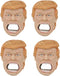 Ebros Angry Donald Trump Soda Bottle Cap Opener Fridge Magnet 3.75" High (4)