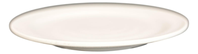 Set of 6 Modern Irregular Matte White Melamine Small Appetizer Dessert Plates