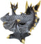 Ebros Double Dragons Decorative Jewelry Potpourri Fruits Bowl Figurine 12"W