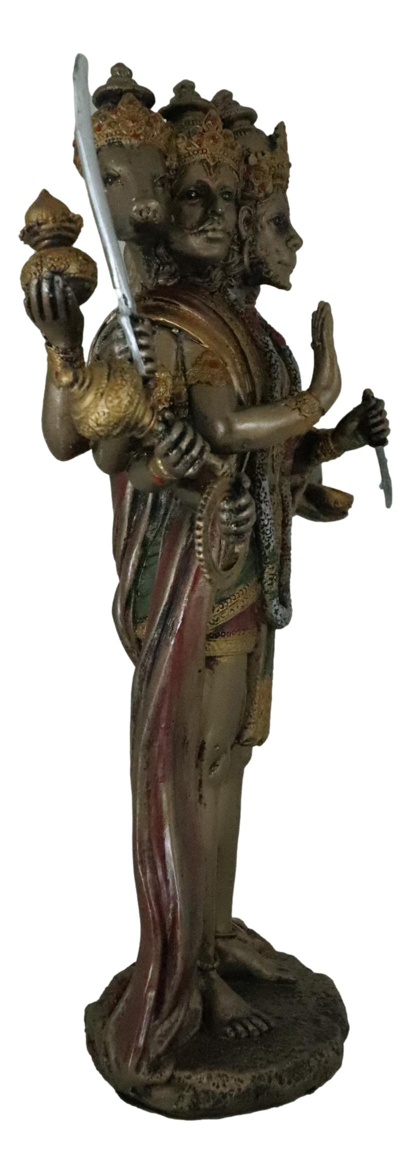 Panchamukhi Anjaneya Five Faced Hanuman Statue Monkey Hindu God Warrior Figurine