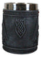 Celtic Knotwork Dragon Lair Serpentine Drake With Red Gems Coffee Drink Cup Mug
