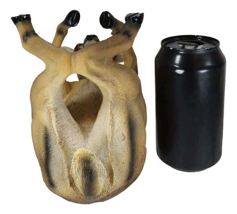 Rustic Vin Of The Veld Drinking Kudu Antelope Wine Bottle Holder Decor Figurine