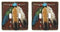 Ebros Southwestern Native 3 Feathers Double Toggle Switch Plate Cover Set Of 2