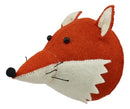 Ebros Fiona Walker England Handmade Organic Baby Animal Head Wall Decor Mini Safari and Farmland Collection (Mini Fox)