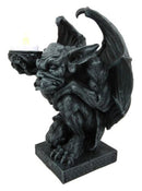 Ebros Gift Gothic Gargoyle Candle Holder Guardian Kneeling Servant Figurine 9"H