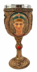 Egyptian Gods And Royalty Wine Goblets Set of 11 King Tut Nefertiti Anubis Seth