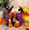 Ebros Halloween Witch Kissing Vampire Salt And Pepper Shakers Set Ceramic Magnet