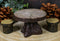 Enchanted Fairy Garden Miniature Tree Stump Table And 2 Stool Chairs Statues