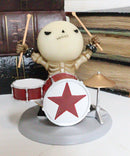 Lightning Lucky The Rock Star Skeleton Drummer Statue 3.5"H Rockband Celebrity