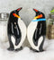 Polar Opposites Emperor Penguin Salt & Pepper Shakers Ceramic Magnetic Set