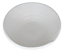Set Of 6 Irregular Ridged Matte White Melamine Pasta Salad Soup Large Bowls