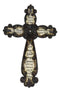 Western Scrollwork Fleur De Lis Show Me Your Ways Oh Lord Prayer Wall Cross