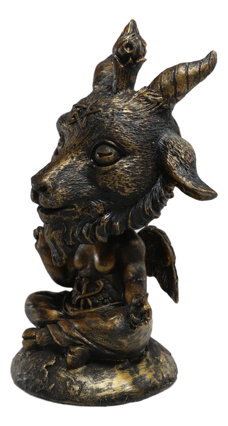Ebros Sabbatic Goat Of Mendes Samael Lilith Baphomet Bobblehead Figurine