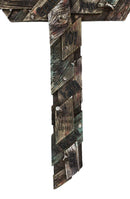Rustic Country Farmhouse Western Multi Layer Faux Plank Wood Collage Wall Cross