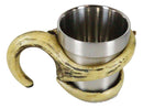Rustic Western Forest Stag Buck Deer Antlers Artwork Standard Coffee Mug 8oz