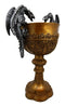 Ebros Gift King Arthur Pendragon Chalice - Dragon Handles - 10.5"H Medieval Goblet
