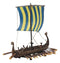 Ebros Scandinavian Viking Middle Ages War Ship Battle Longship Prototype Sculpture