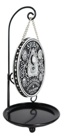 Ouija Spirit Board Evil Eye Medallion Disk Backflow Incense Cone Holder Burner