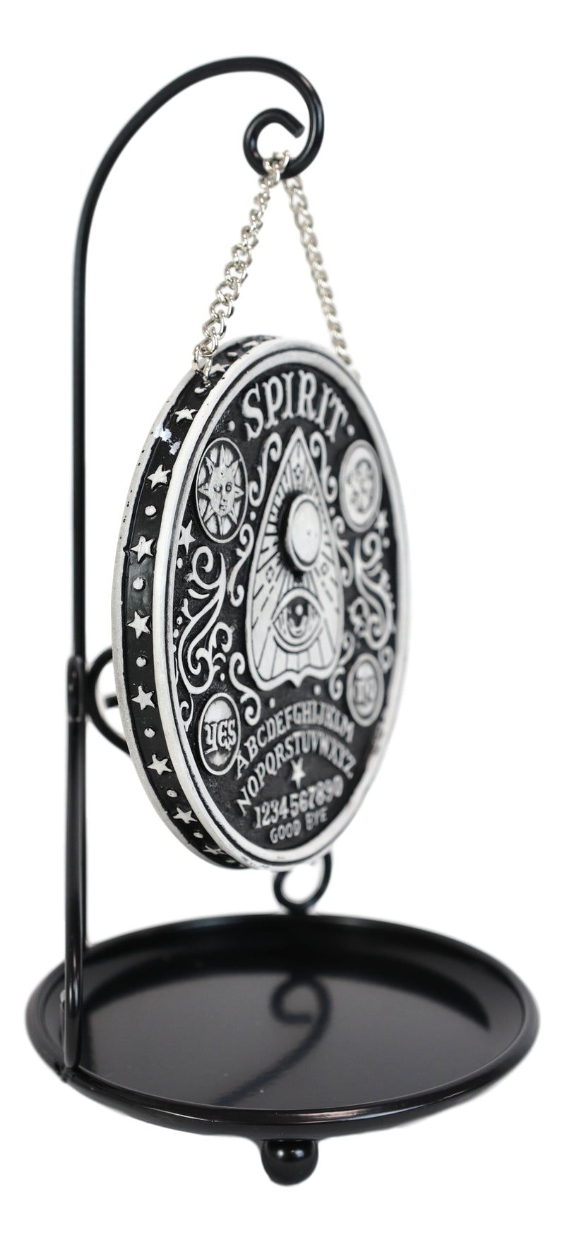Ouija Spirit Board Evil Eye Medallion Disk Backflow Incense Cone Holder Burner
