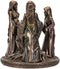Ebros Triple Goddess Mother Maiden Crone Candle Holder Home Decor Figurine