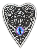 Ouija Spirit Board With Glass Evil Eye Heart Decorative Jewelry Box Figurine